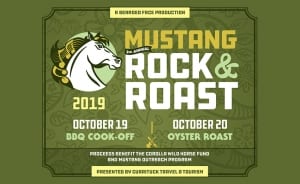 Mustang Rock and Roast event - BBQ Oyster Roast - Live Music