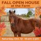 Fall Open House at the CWHF Farm Event - October 12th