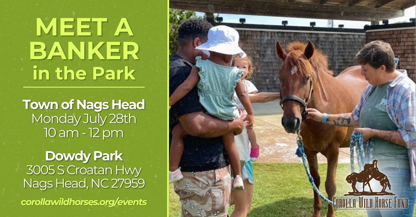 CWHF's Meet a Banker Horse in Nags Head NC